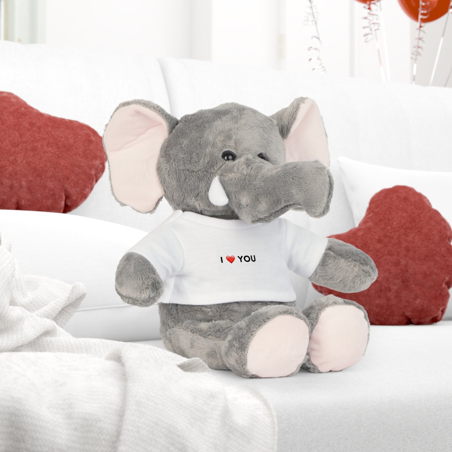 Cuddly Bear Plush Toy with 'I ❤️ You' T-Shirt | Perfect Gift for Loved Ones