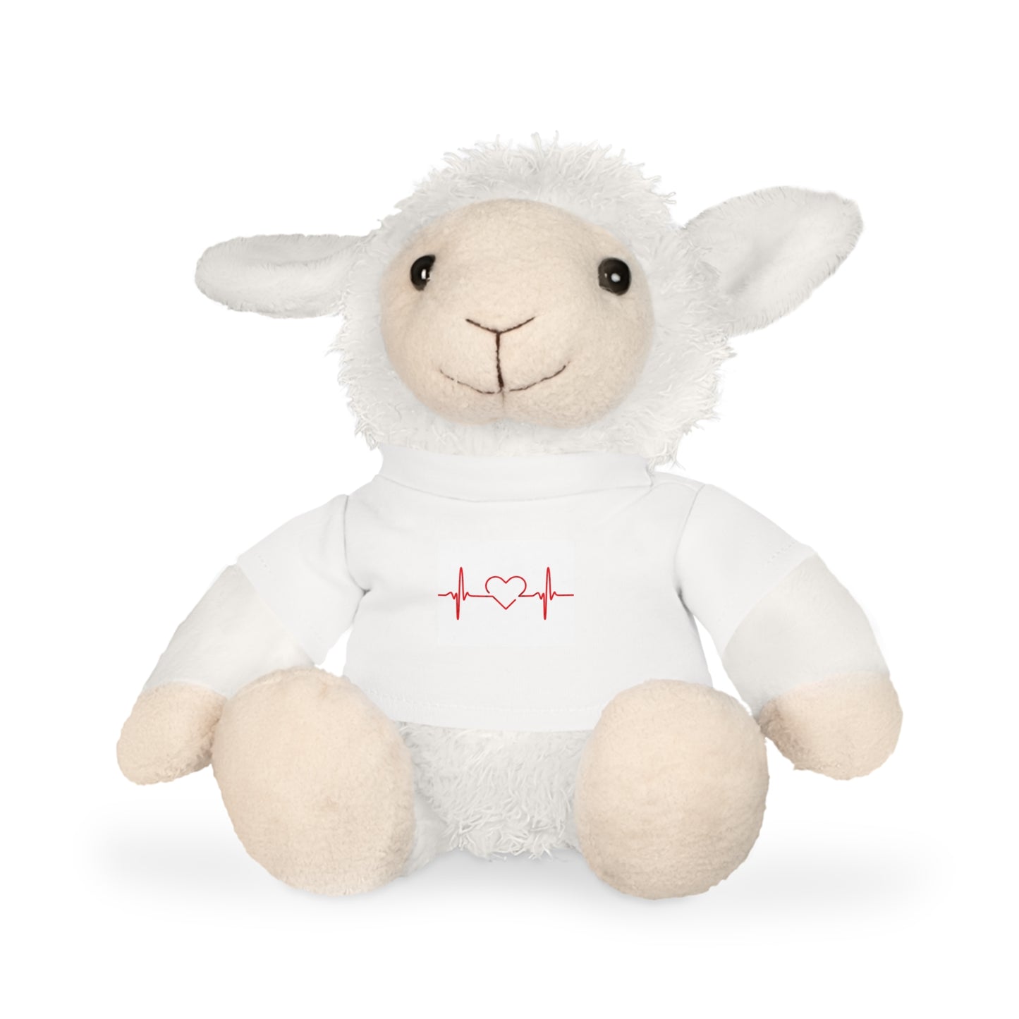 Heartbeat Plush Toy with T-Shirt - Perfect Gift for Kids & Healthcare Workers