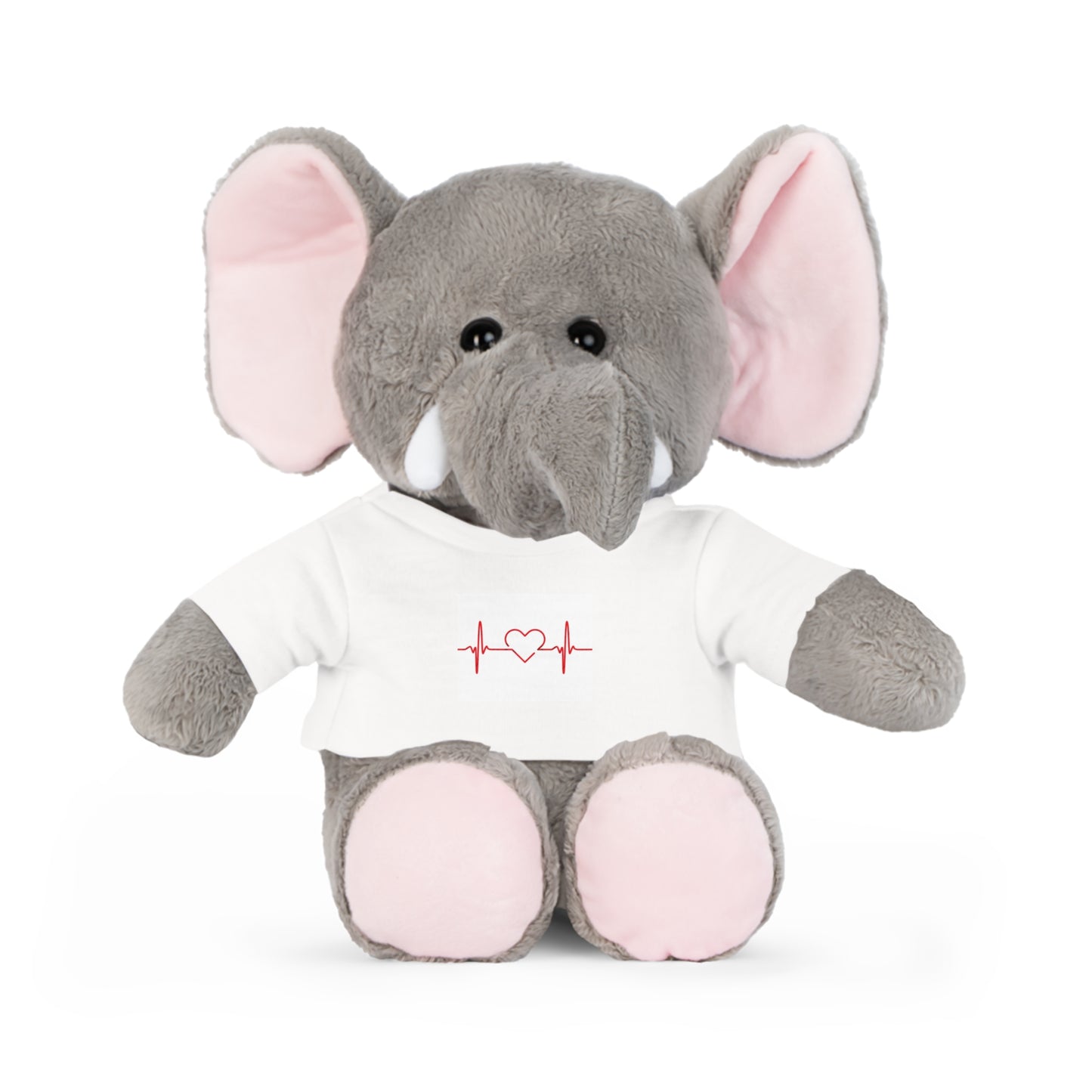 Heartbeat Plush Toy with T-Shirt - Perfect Gift for Kids & Healthcare Workers