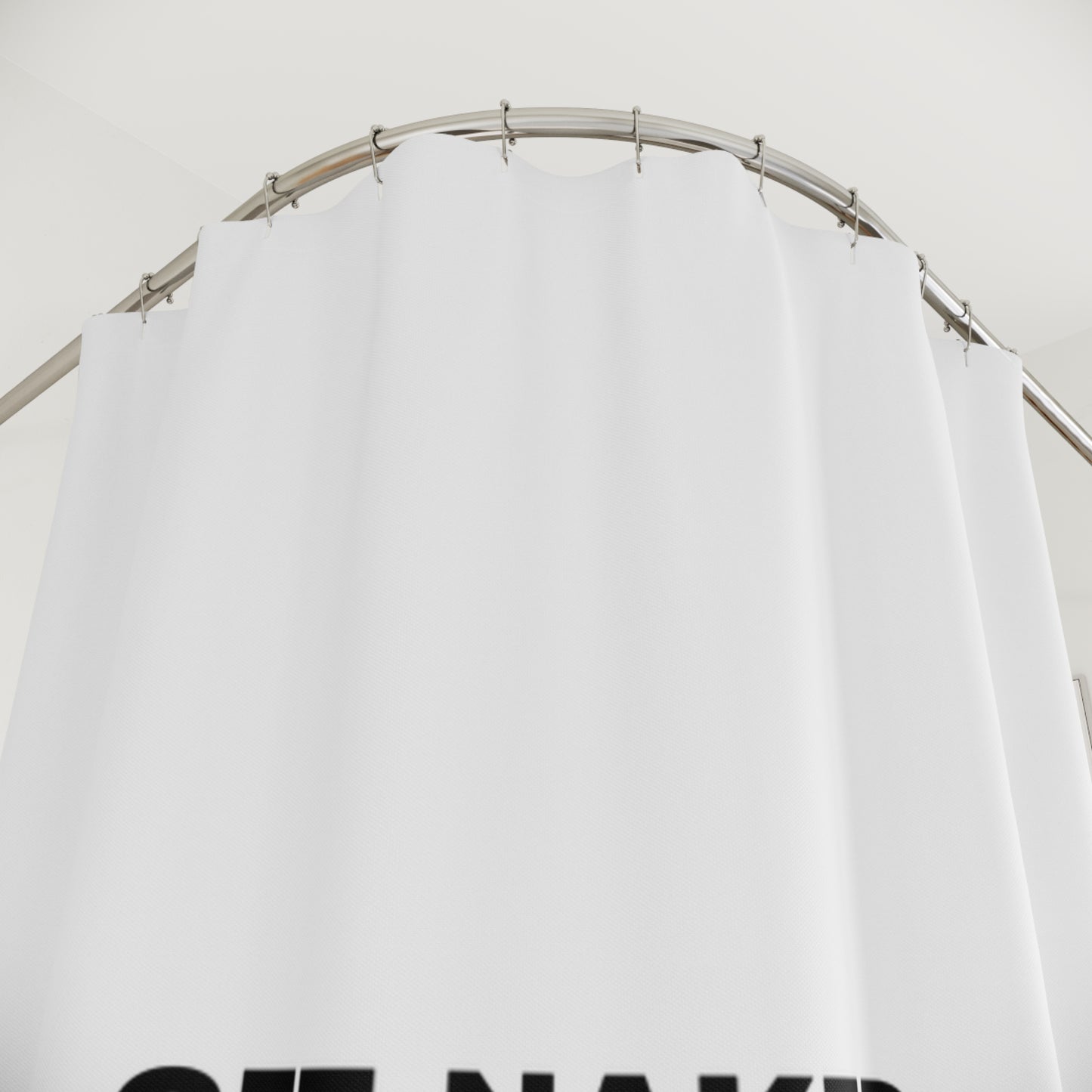 Elegant Pink Floral Shower Curtain - Modern Bathroom Decor