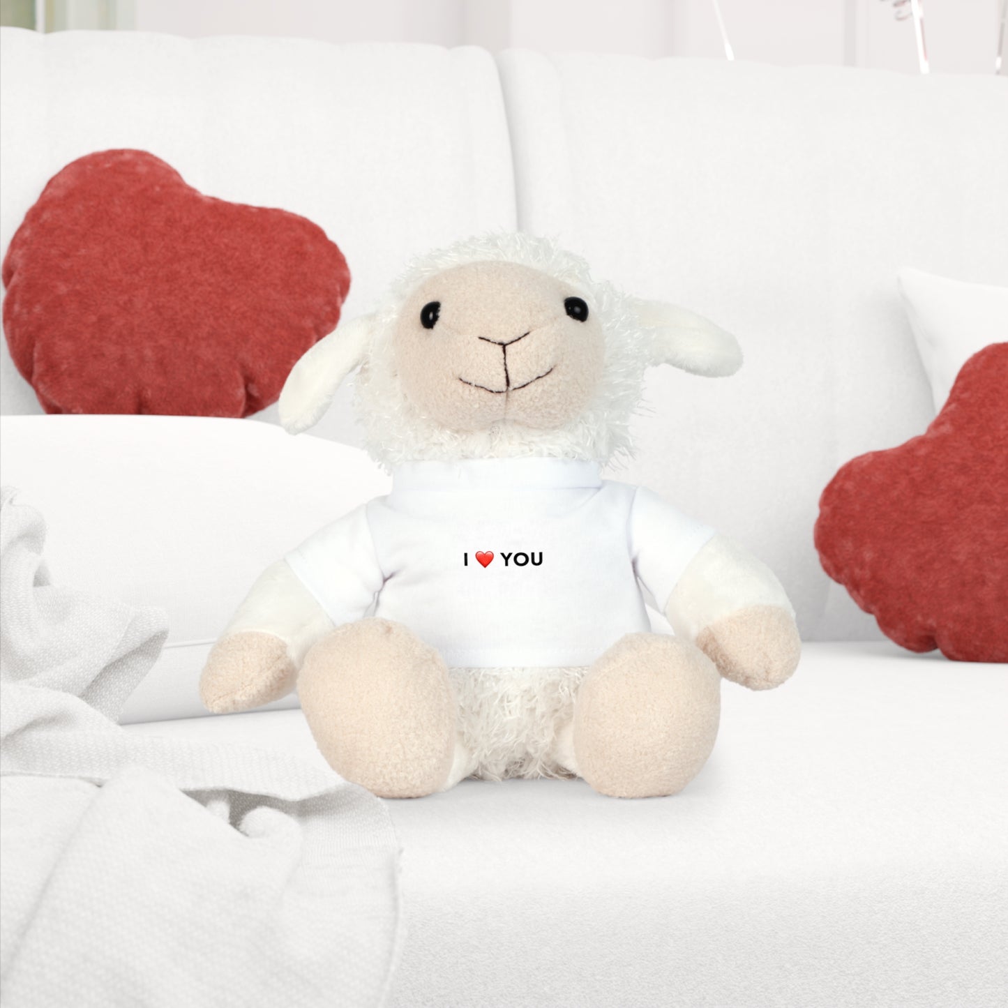 Cuddly Bear Plush Toy with 'I ❤️ You' T-Shirt | Perfect Gift for Loved Ones