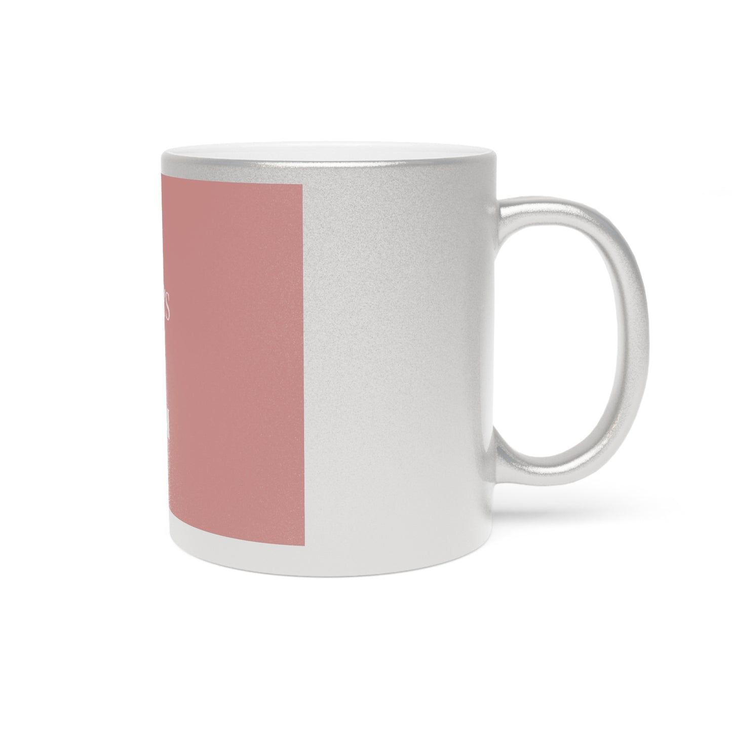 Copy of Happy Mother's Day Metallic Mug - Beautiful Silver