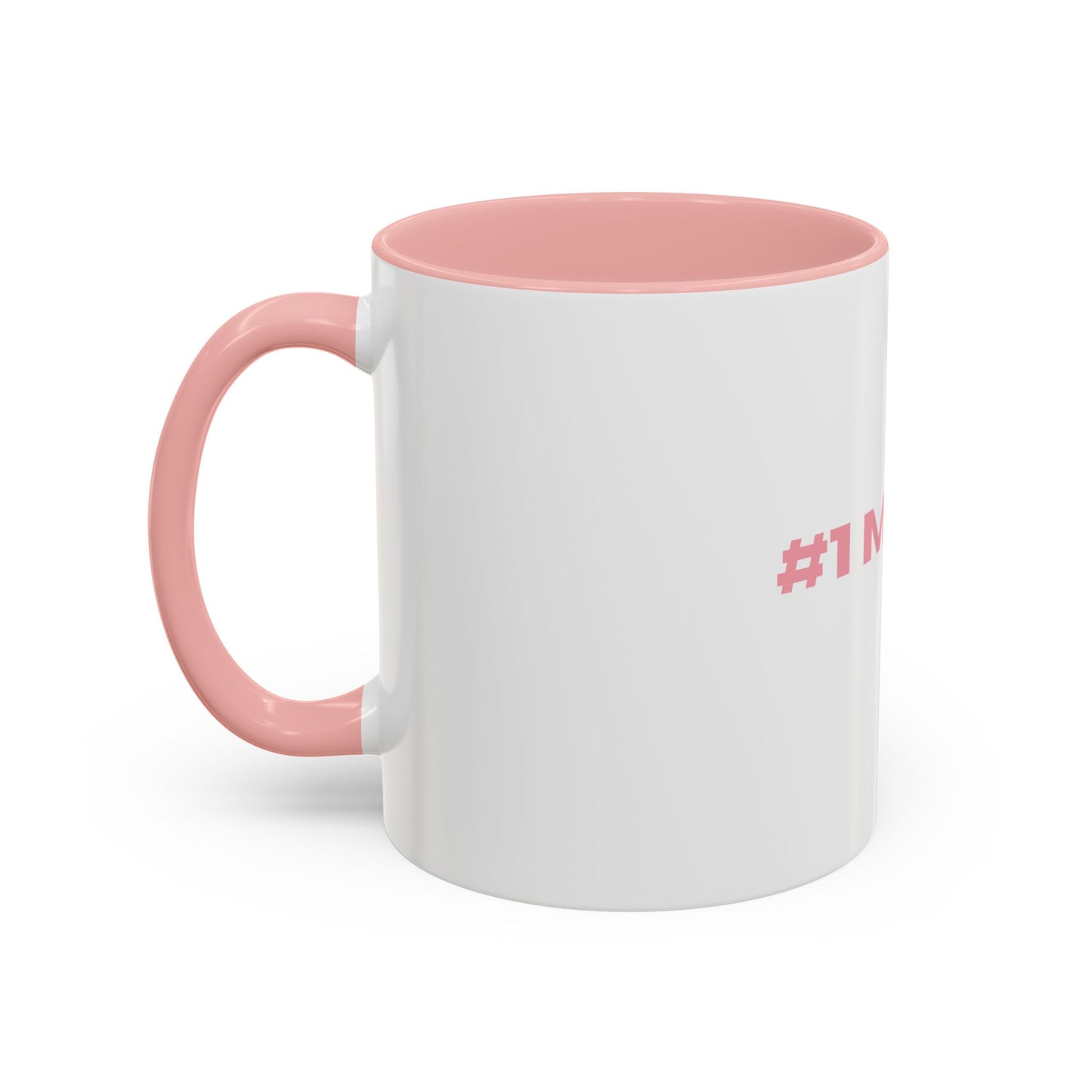 #1 Mom Accent Coffee Mug - Perfect Gift for Mother's Day or Everyday Use