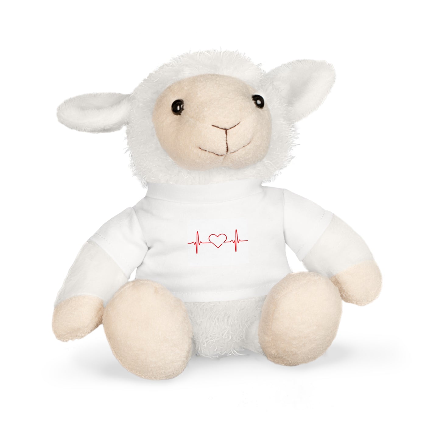 Heartbeat Plush Toy with T-Shirt - Perfect Gift for Kids & Healthcare Workers