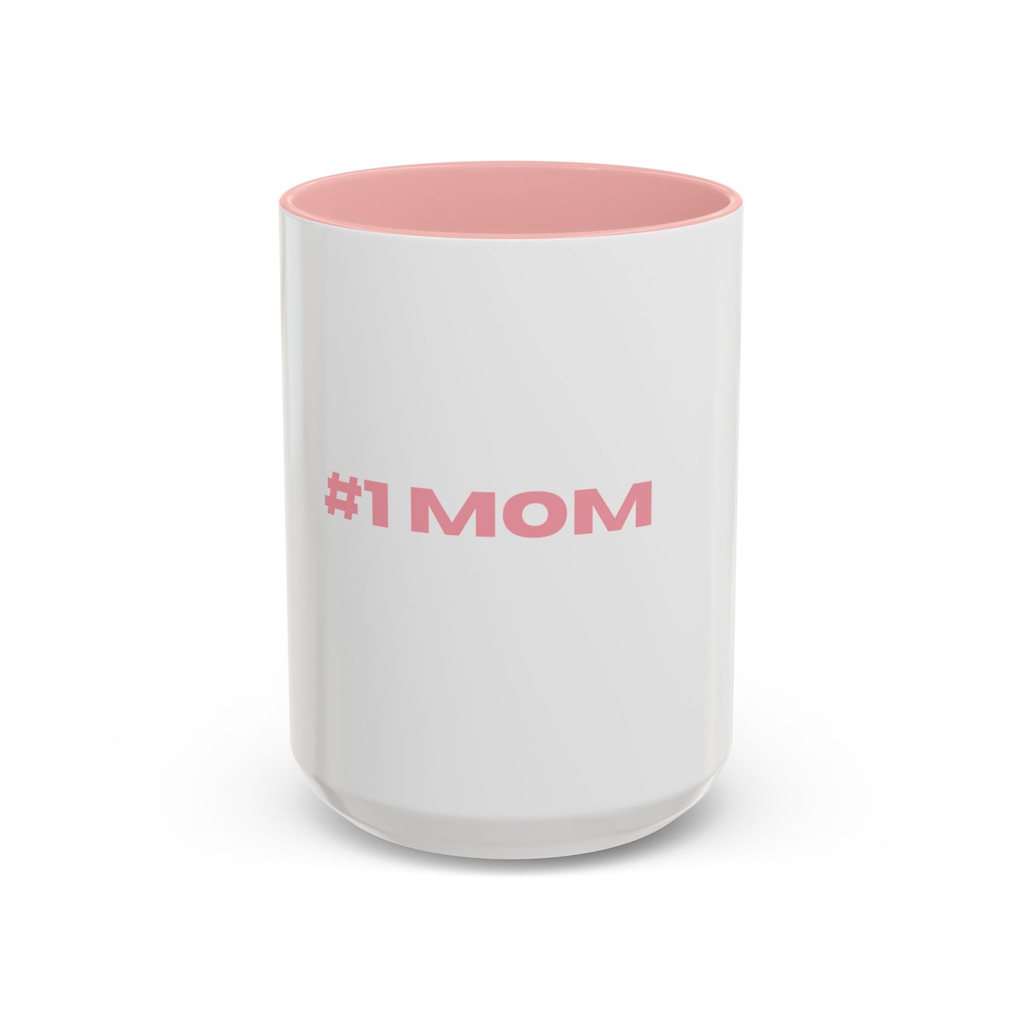 #1 Mom Accent Coffee Mug - Perfect Gift for Mother's Day or Everyday Use