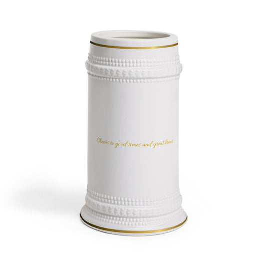 Elegant Beer Stein Mug – Cheers to Good Times