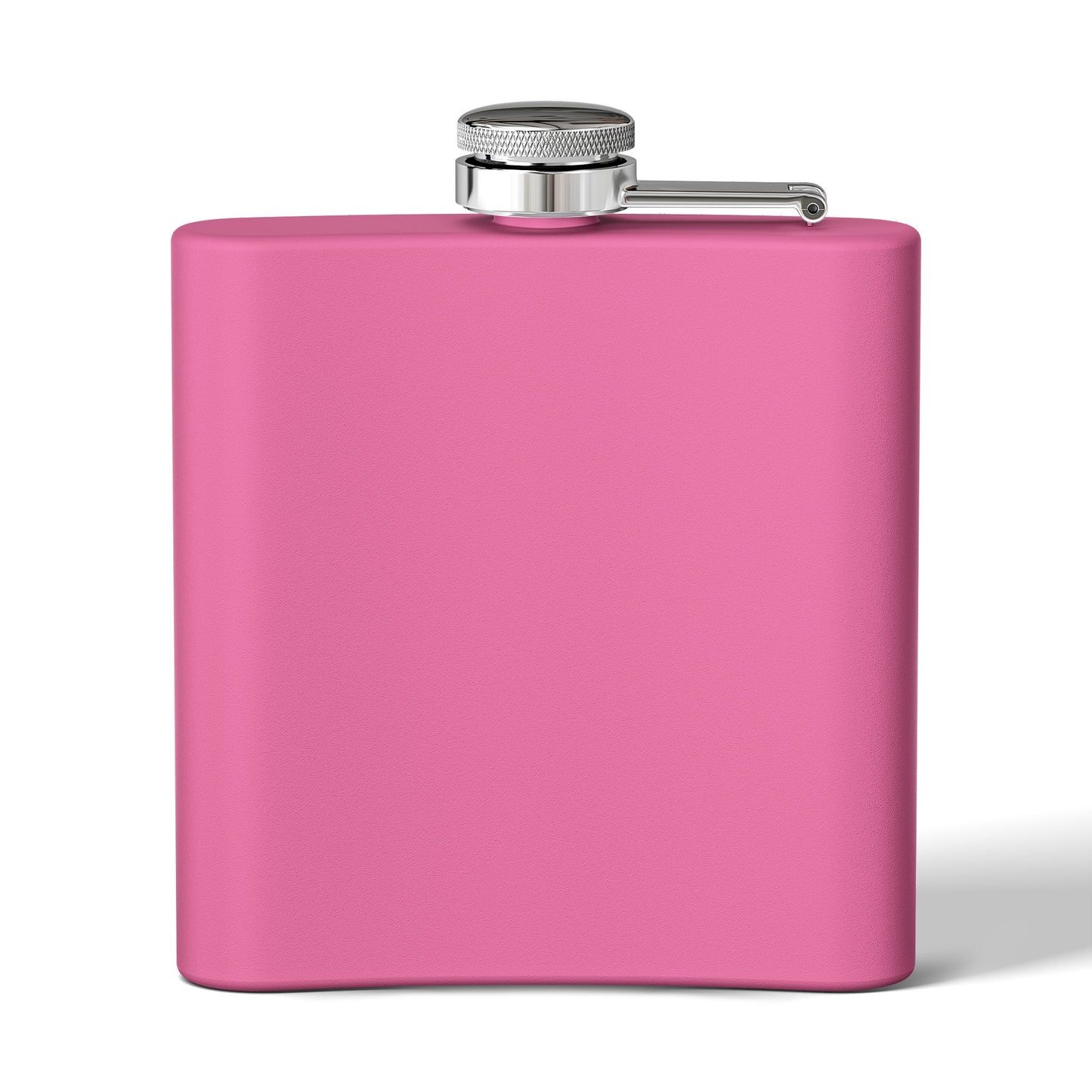 Personalized Stainless Steel Flask - 6oz White DrinkDrankDrunk Flask for Groomsmen, Parties, and Celebrations