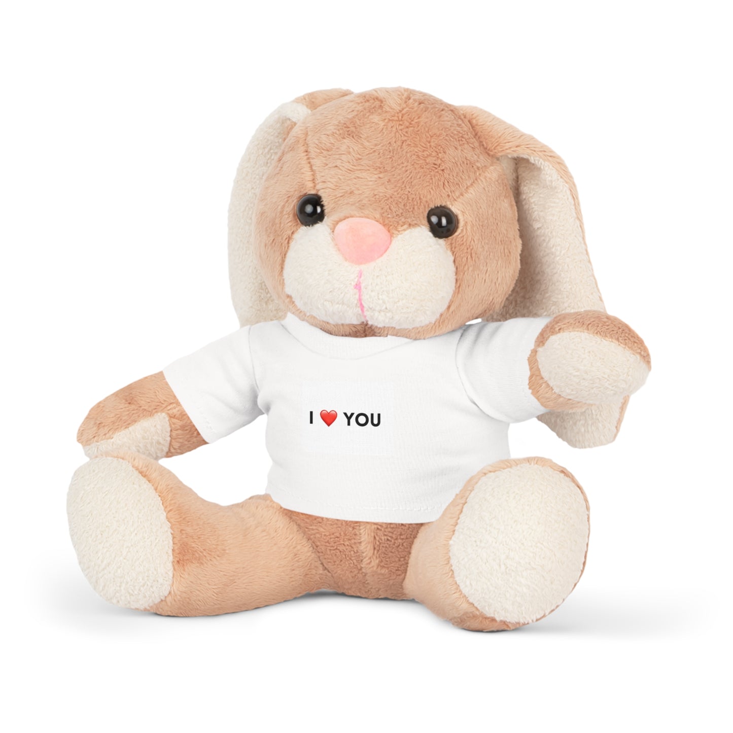 Cuddly Bear Plush Toy with 'I ❤️ You' T-Shirt | Perfect Gift for Loved Ones