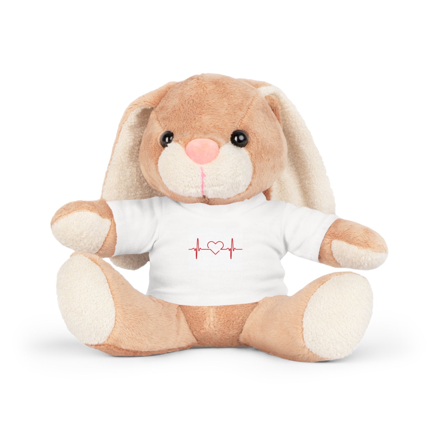 Heartbeat Plush Toy with T-Shirt - Perfect Gift for Kids & Healthcare Workers